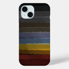 Funda Para iPhone 15 Stormy Salty Watercolor Pop De Color Abstract Art