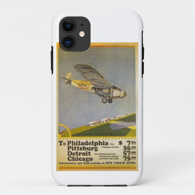 Funda De Case-Mate Para iPhone Stout Airlines (Reverso)