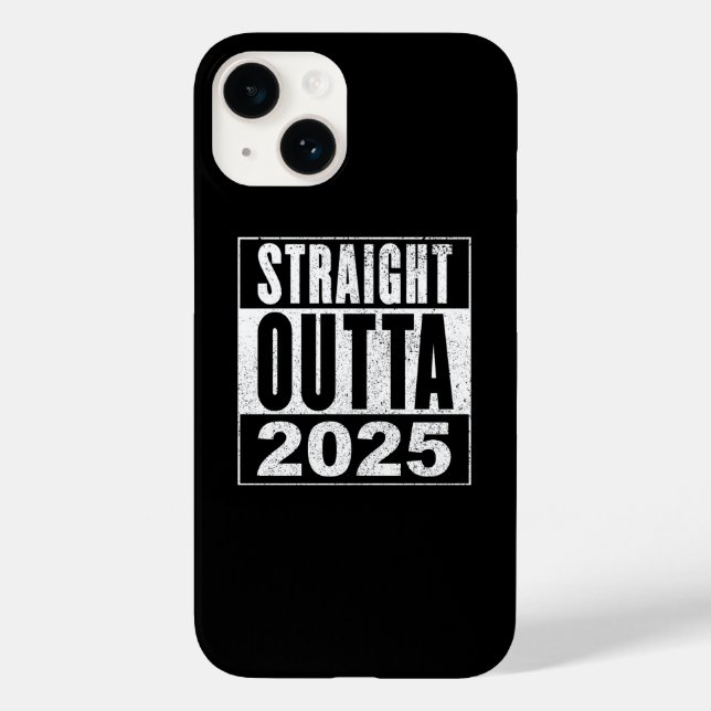Funda De Case-Mate Para iPhone Straight Outta 2025 (Reverso )