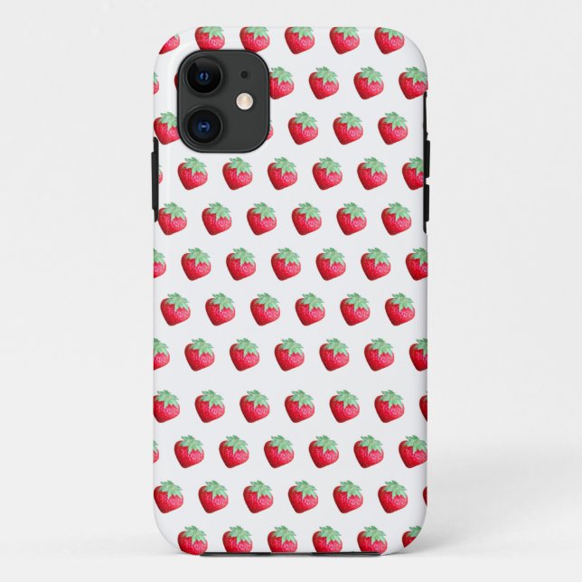 Funda De Case-Mate Para iPhone Strawberries (Reverso)