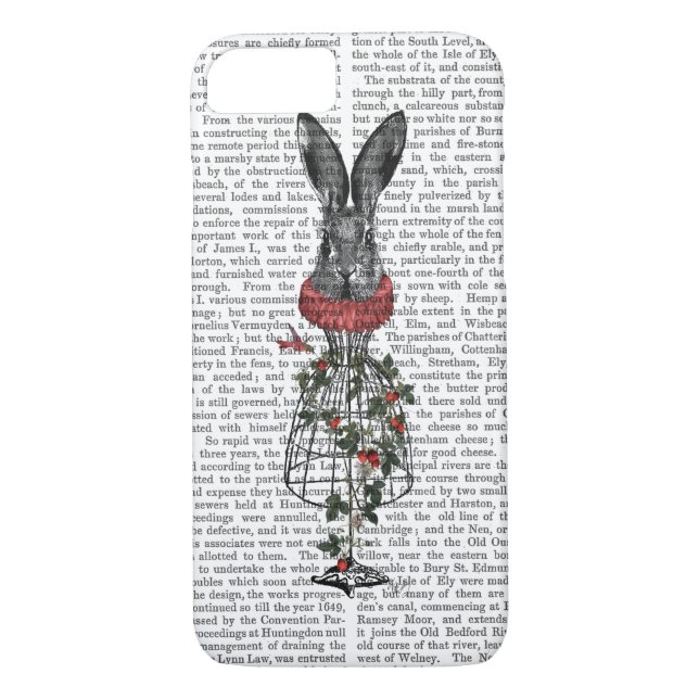 Funda De Case-Mate Para iPhone Strawberry Hare (Reverso)