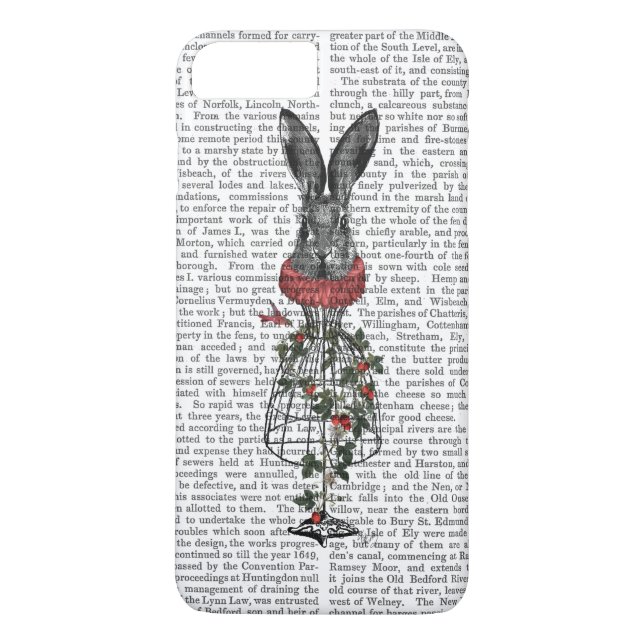 Funda De Case-Mate Para iPhone Strawberry Hare (Reverso)