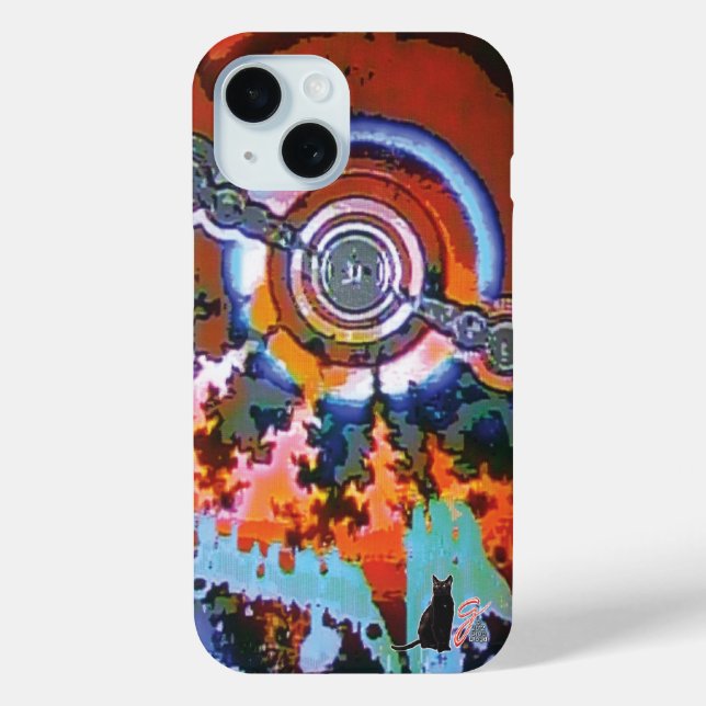 Funda De Case-Mate Para iPhone Strawberry KC Image (Reverso )