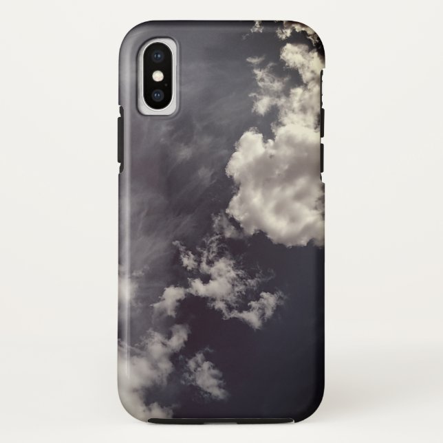 Funda De Case-Mate Para iPhone Stretched metal clouds (Reverso)