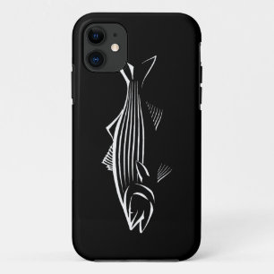 Funda Para iPhone 11 Striper - lubina rayada - caso del iPhone