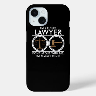 Funda Para iPhone 15 Stu futuro del abogado del estudiante del
