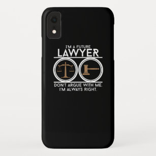Funda Para iPhone XR Stu futuro del abogado del estudiante del