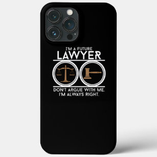 Funda Para iPhone 13 Pro Max Stu futuro del abogado del estudiante del