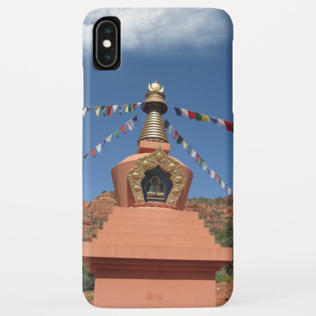 Funda De Case-Mate Para iPhone Stupa budista (Reverso)