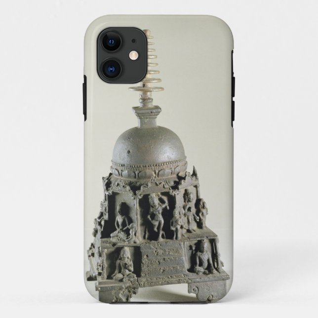 Funda De Case-Mate Para iPhone Stupa, Pala, Nalanda, Bihar (bronce) (Reverso)