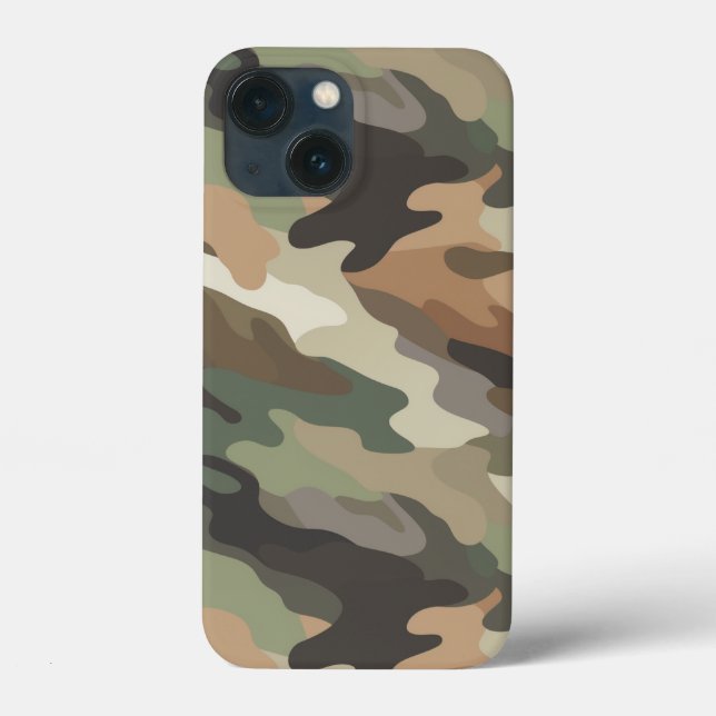 Funda De Case-Mate Para iPhone Stylish Camouflage Design Protective (Reverso )