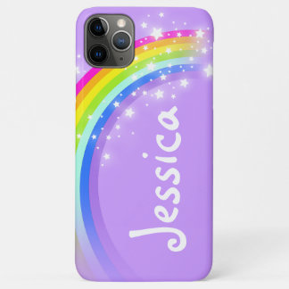 Funda Para iPhone 11 Pro Max "Su caja violeta de iPod de los chicas" del arco