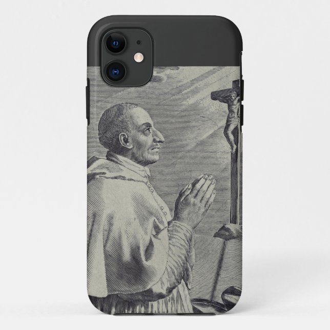 Funda De Case-Mate Para iPhone Su Eminencia Saint Charles Borromeo (Reverso)