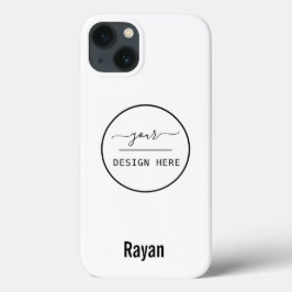 Funda Para iPhone 13 Su logotipo/arte/foto, nombre, estuche para iPhone