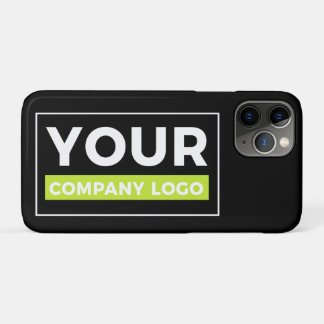 Funda Para iPhone 11 Pro Su logotipo de empresa negro horizontal 