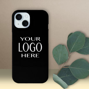 Funda Para iPhone 15 Su logotipo o foto Reemplazo de imagen simple