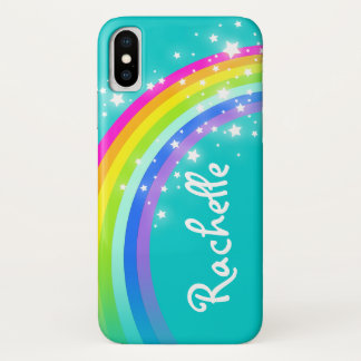 title_seo2 Su nombre rainbow aqua verde azulado estuche para 