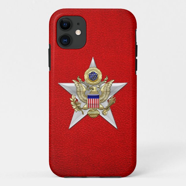 Funda De Case-Mate Para iPhone Subdivisión de Personal General Insignia (Reverso)