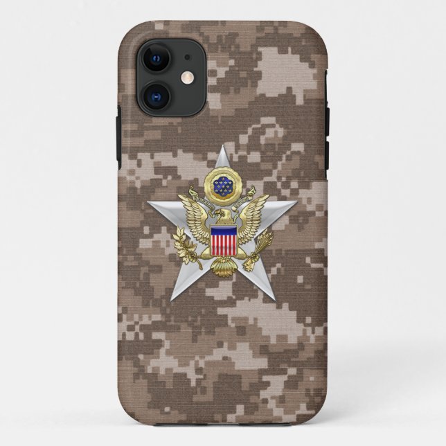 Funda De Case-Mate Para iPhone Subdivisión de Personal General Insignia (Reverso)