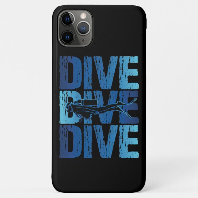 Funda De Case-Mate Para iPhone Submarinismo Buceo Submarino Buceo Scuba (Reverso)