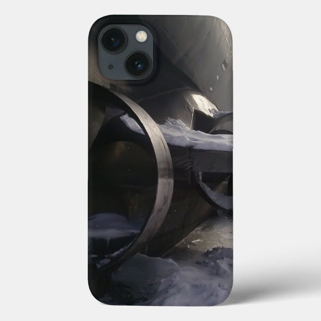 Funda De Case-Mate Para iPhone Submarino antiguo (Reverso)