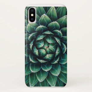 Funda Para iPhone X Succulent verde y blanco