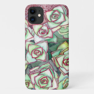 iPhone 11 Suculento funda de crassula apilado para cualquier