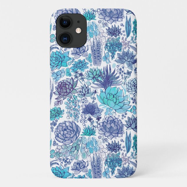 Funda De Case-Mate Para iPhone Suculento jardín (Reverso)