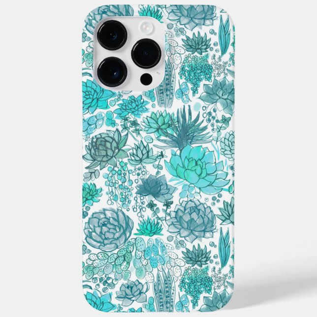 Funda De Case-Mate Para iPhone Suculento jardín (Reverso)
