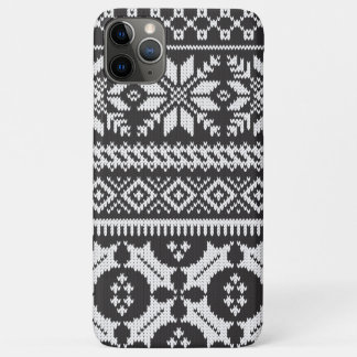 Funda Para iPhone 11 Pro Max Sudadera De Cuchillo De La Isla Blanca Y Negra