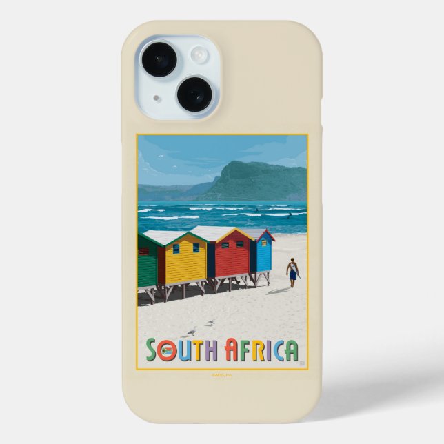 Funda De Case-Mate Para iPhone Sudáfrica | Playa de Muizenberg (Reverso )