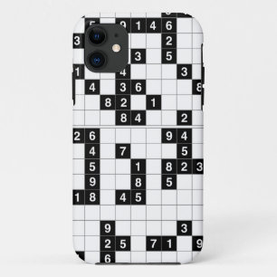 Funda Para iPhone 11 sudoku blanco negro