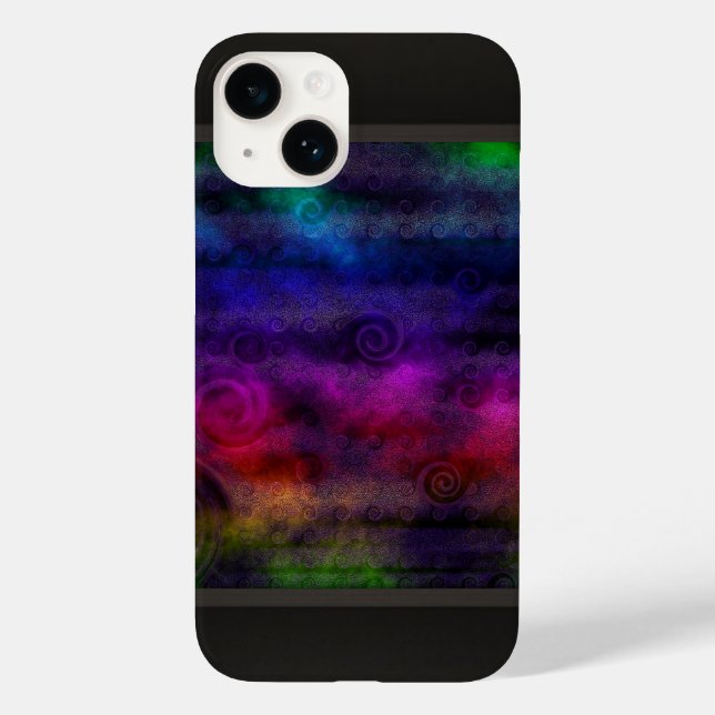Funda De Case-Mate Para iPhone Sueño abstracto colorido (Reverso )