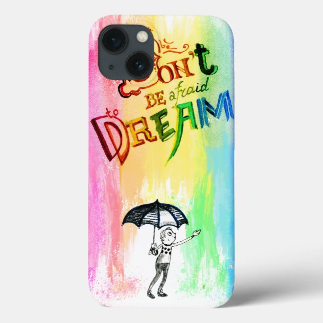 Funda De Case-Mate Para iPhone Sueño arcoiris (Reverso)