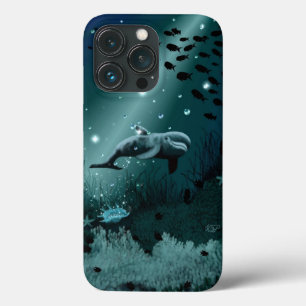Funda Para iPhone 13 Pro Sueño de delfín