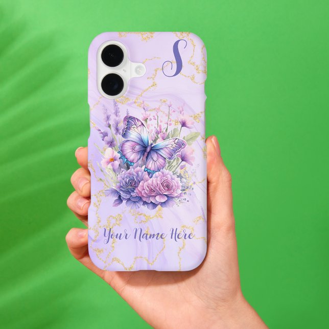 Funda De Case-Mate Para iPhone Sueño De Mariposa En Púrpura (Subido por el creador)