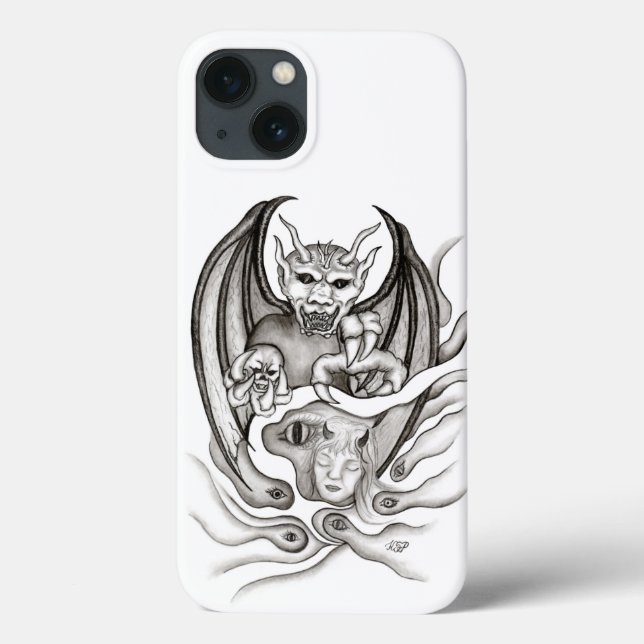Funda De Case-Mate Para iPhone Sueño de medianoche - Devils (Reverso)