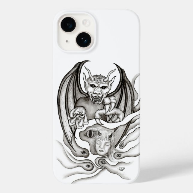 Funda De Case-Mate Para iPhone Sueño de medianoche - Devils (Reverso )