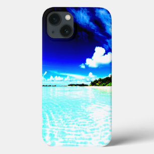 Funda Para iPhone 13 Sueño de océano isla azul caribeña exótica