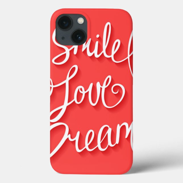 Funda De Case-Mate Para iPhone Sueño del amor de la sonrisa (Reverso)