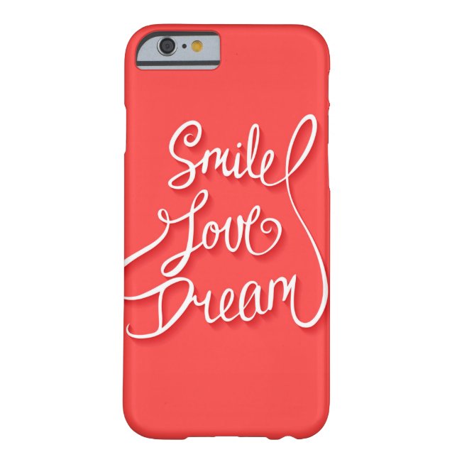 Funda De Case-Mate Para iPhone Sueño del amor de la sonrisa (Reverso)