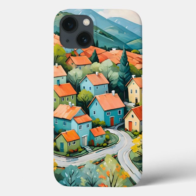 Funda De Case-Mate Para iPhone Sueño del pueblo pastel (Reverso)