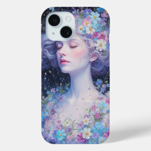 Funda Para iPhone 15 Sueño en Flor – Retrato de Fantasía Floral