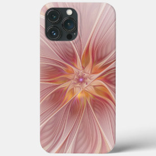 Funda Para iPhone 13 Pro Max Sueño floral abstracto de fractal de arte de rosa