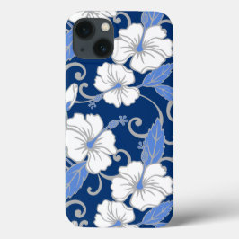 FUNDA PARA iPhone 13 SUEÑO POLINESIO (AZUL)