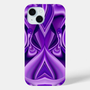 Funda Para iPhone 15 Sueño púrpura , Abstracto Fantasía Arcoiris