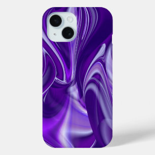 Funda Para iPhone 15 Sueño púrpura , Abstracto Fantasía Arcoiris