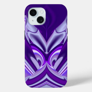 Funda Para iPhone 15 Sueño púrpura , Abstracto Fantasía Arcoiris