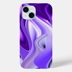 Funda Para iPhone 15 Sueño púrpura , Abstracto Fantasía Arcoiris