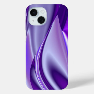 Funda Para iPhone 15 Sueño púrpura , Abstracto Fantasía Arcoiris